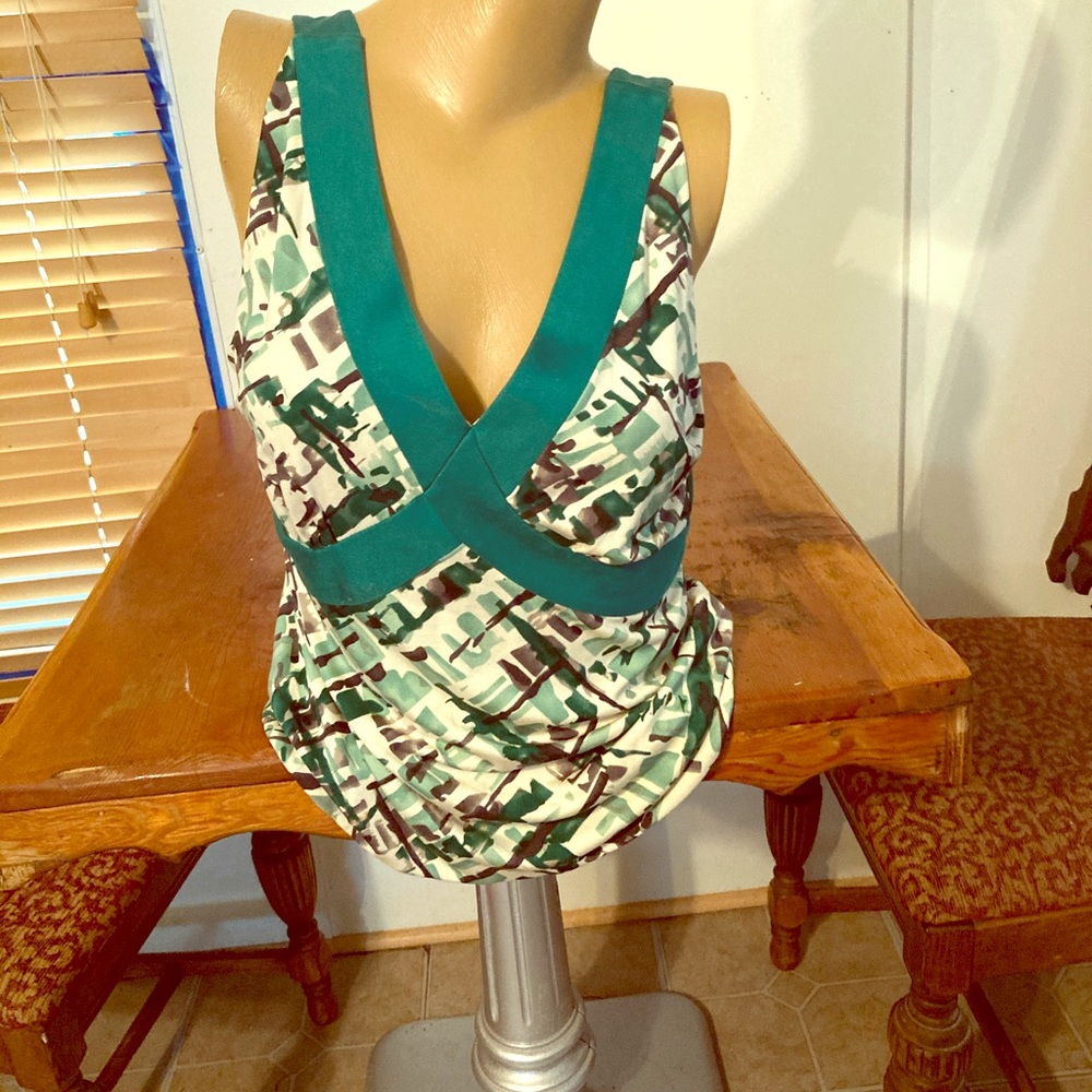 Silk multi colored camisole